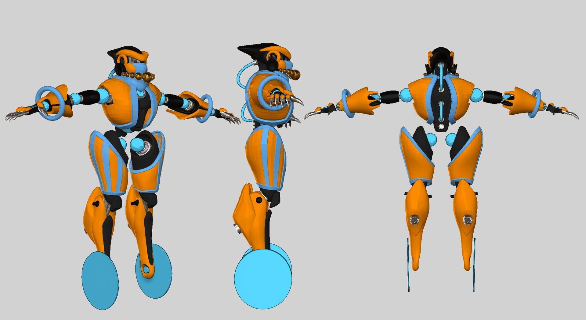 Monkey Mech ZBrush Sketch