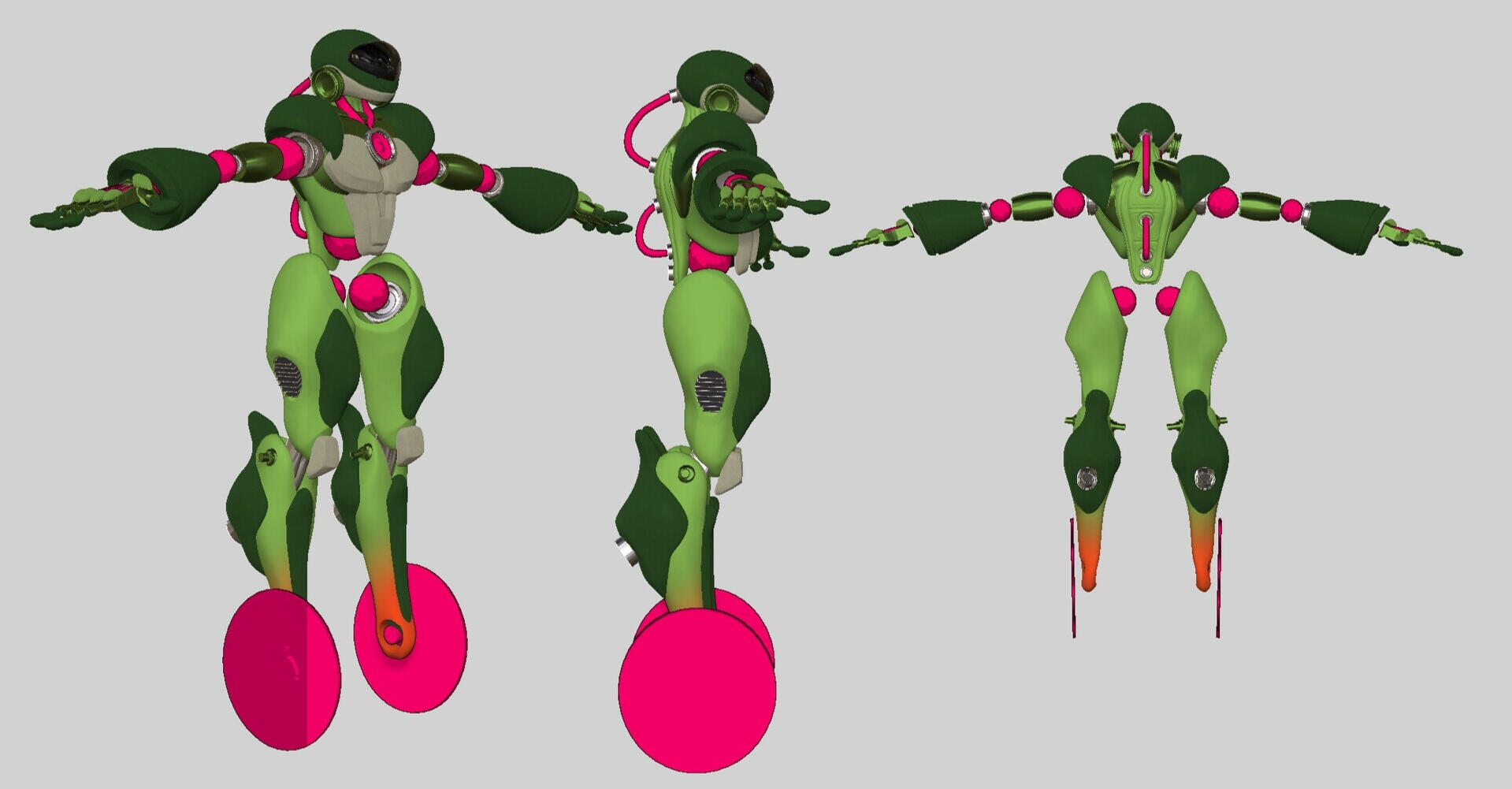 Frog Mech ZBrush Sketch