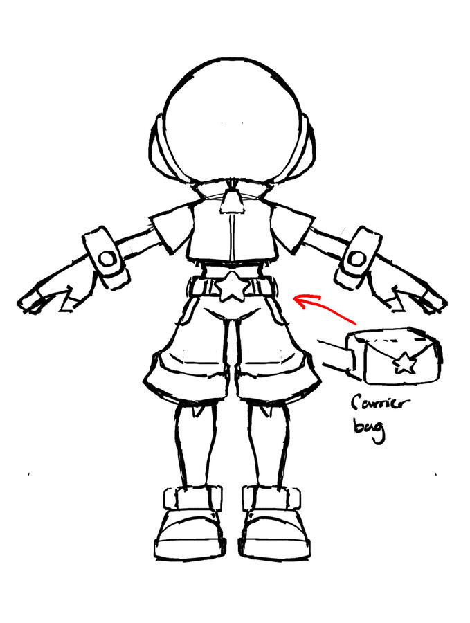 Player Character Concept Sketch