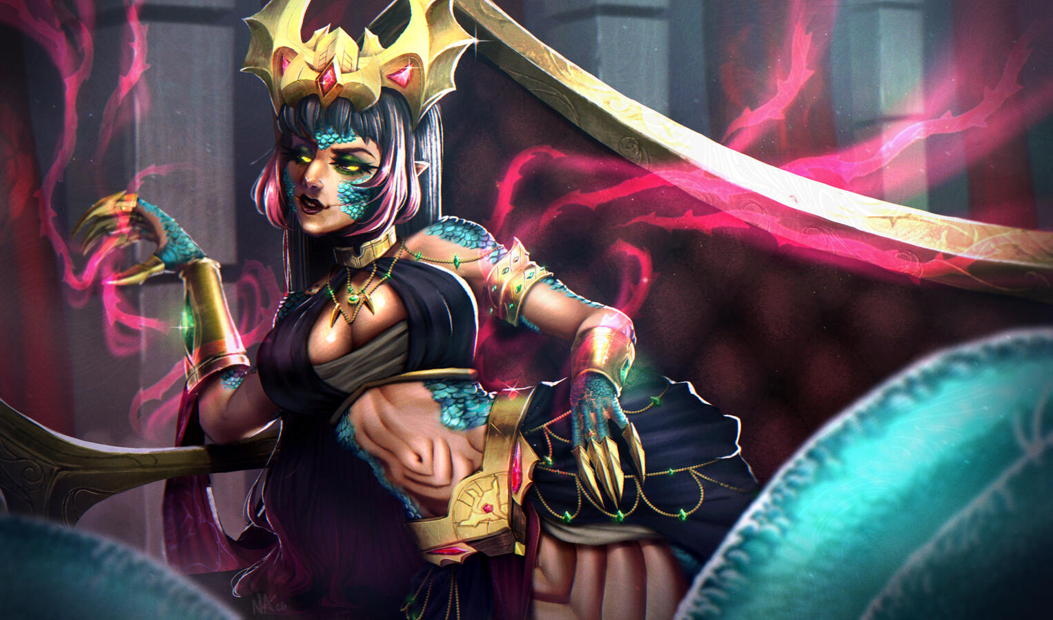 Nickyboi Fan-Rework Cassiopeia Splash Art